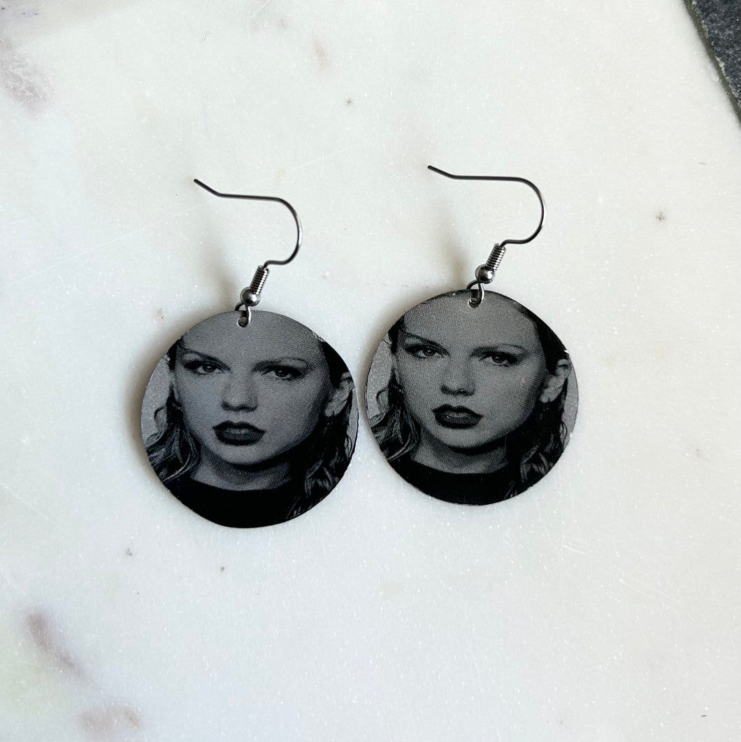 Taylor Swift Dark Gray Earrings